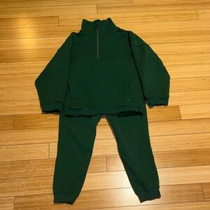 Lululemon Green Scuba Set (old school!)
